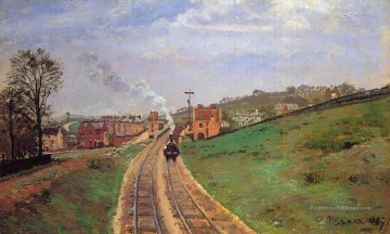  1871 Peintre - seigneurie de la gare de dulwich 1871 Camille Pissarro